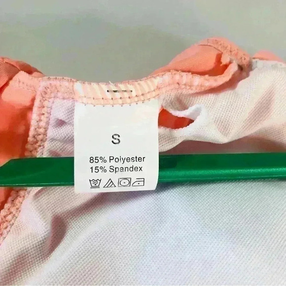 Avidlove Swim Women High Waisted Bikini Tummy Control Peach Floral size Small - Picture 10 of 12